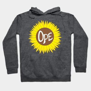 Hand Drawn Ope Sunflower Midwest Hoodie